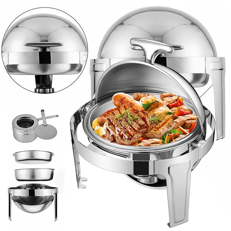 Fabrik Versorgung Runde Chafing Dish Buffet Set